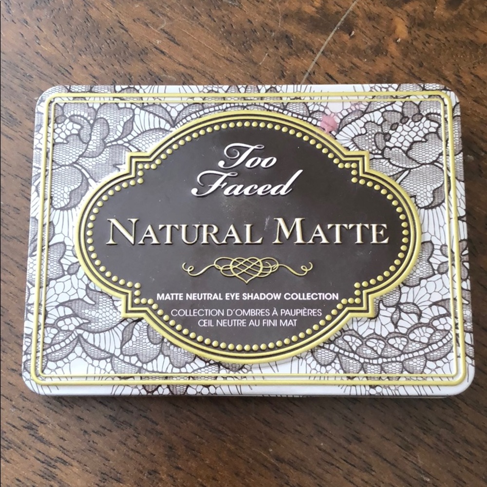 4/$20 Too faced natural matte eye shadow